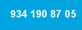 934 190 87 05 934 190 87 05